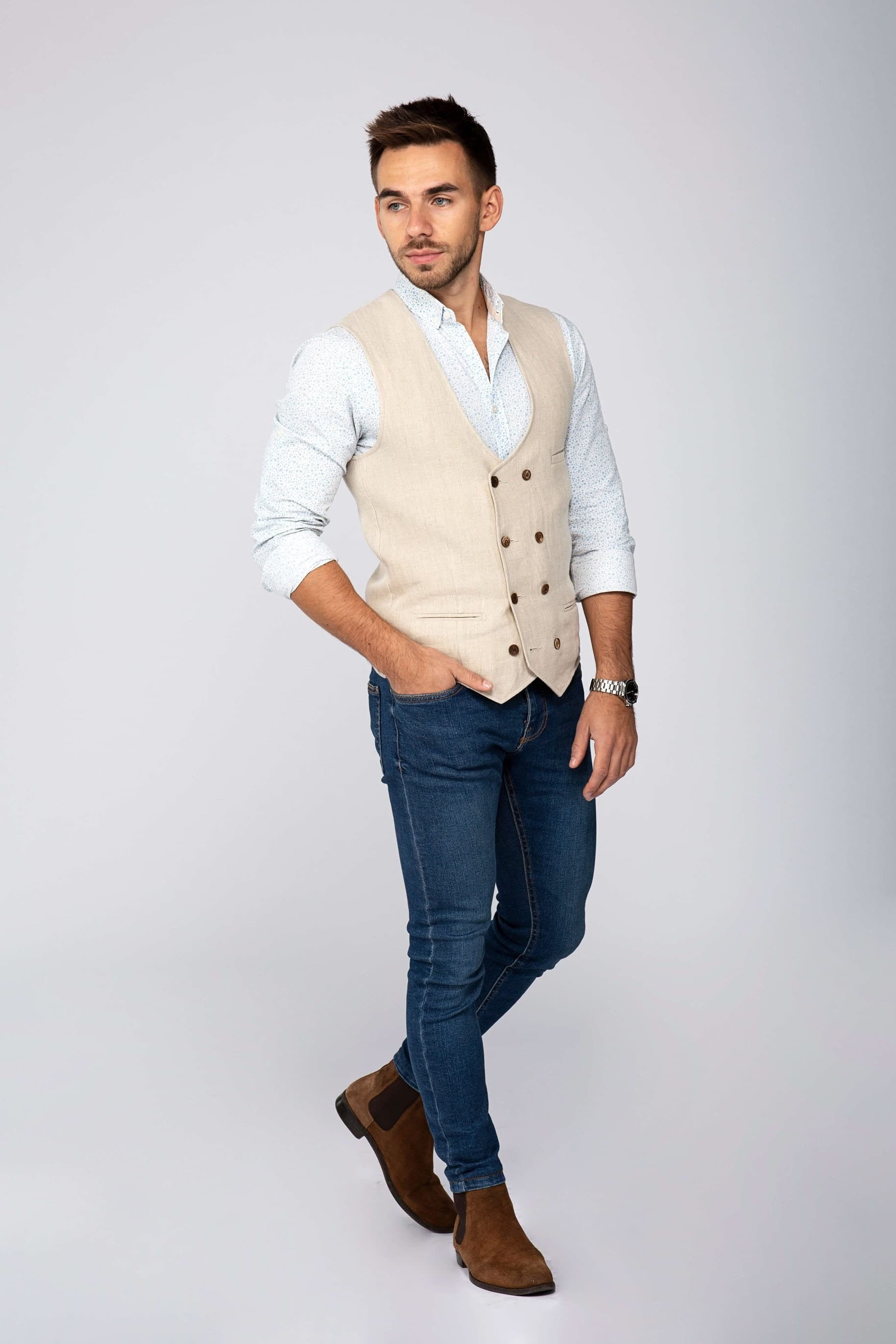 100% Hemp Waistcoat Men's Vest Men's Fashion | Etsy