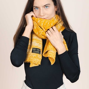 The Hemp & Wool Scarf - Mustard