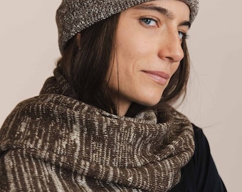 The Hemp Wool Beanie - Brown, Natural Fibers, Winter Hat, Warm, Breathable, Soft, Organic, Unisex, Outdoor Beanie, European Hemp