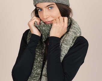 The Hemp Wool Bobble Beanie - Green, Natural Fibers, Winter Hat, Warm, Breathable, Soft, Organic, Unisex, Outdoor Beanie, European Hemp
