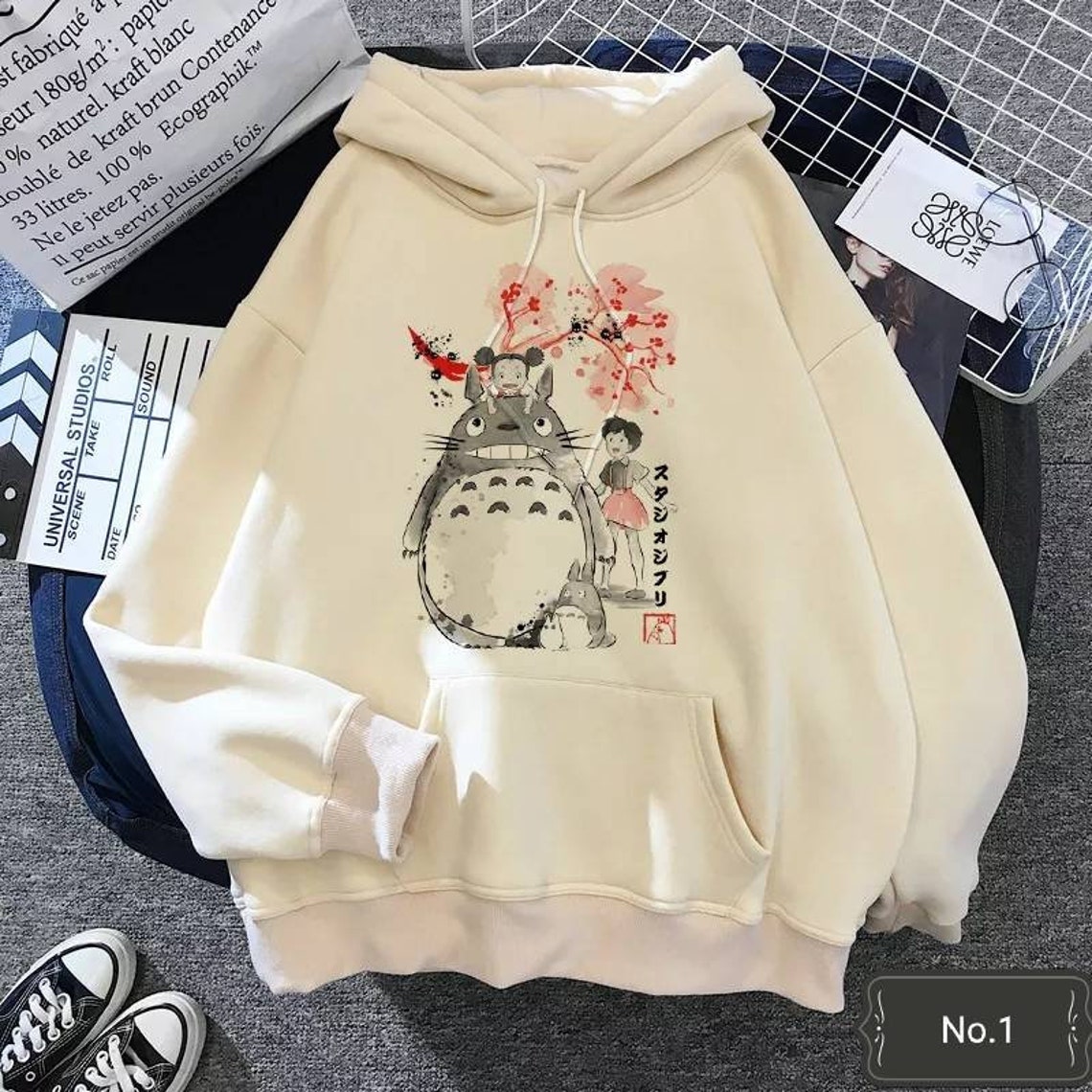 Studio Ghibli Sweatshirt Totoro Hoodie Spirited Away Etsy