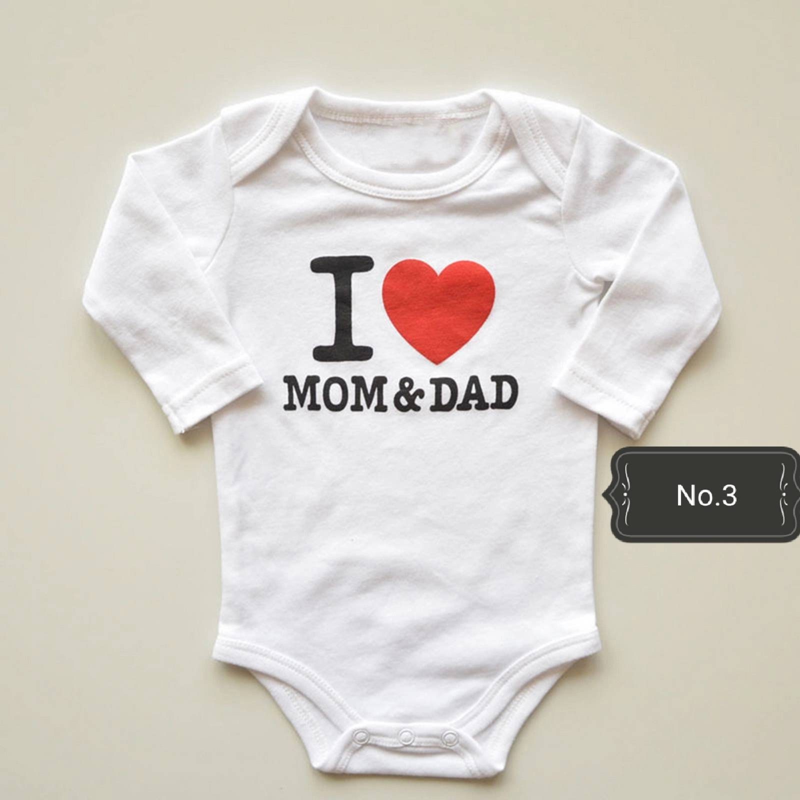 Baby Clothes Mom Plus Dad Equals Me New Fashion Baby Bodysuits Etsy
