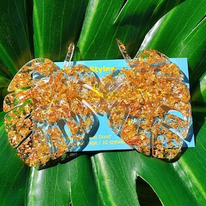 Kupfer Gold Monstera LG