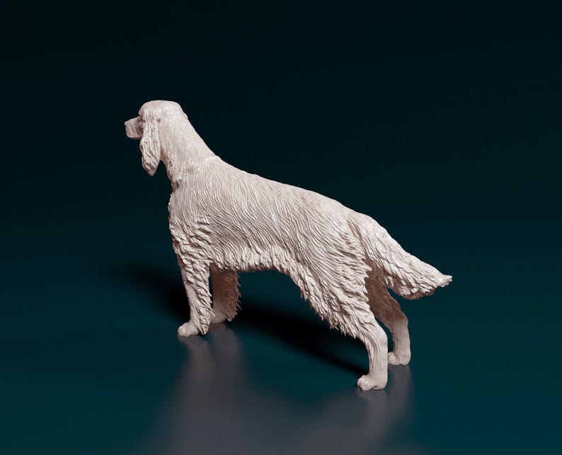 Irish Red Setter Figurine 3D Printed Dog Statue for Gift or Memorial Decor image 5