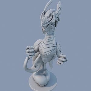 League of Legends Aurelion Sol Figurine 3D Printed Collectible for Your Gaming Haven Ready to Painting image 4