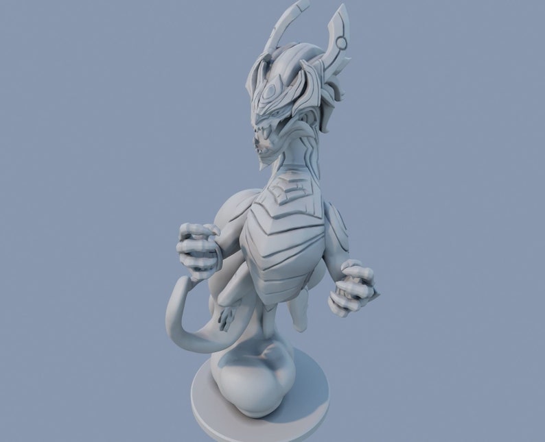 League of Legends Aurelion Sol Figurine 3D Printed Collectible for Your Gaming Haven Ready to Painting image 4