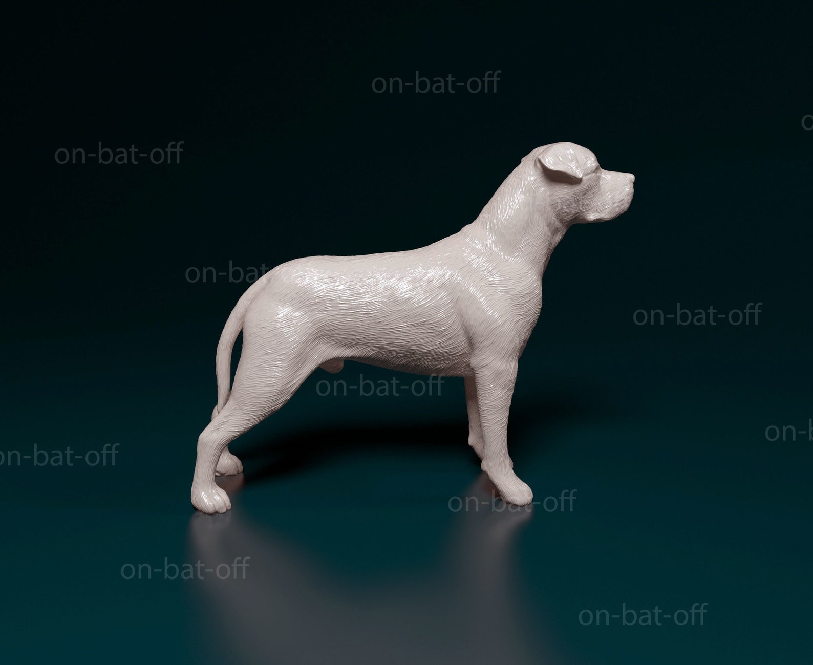 3D Printed Cane Corso Dog Statue Etsy