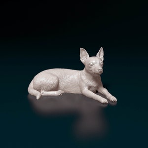Adorable 3D Printed Chihuahua Sculpture - Perfect Home Decor and Gift for Dog Lovers!