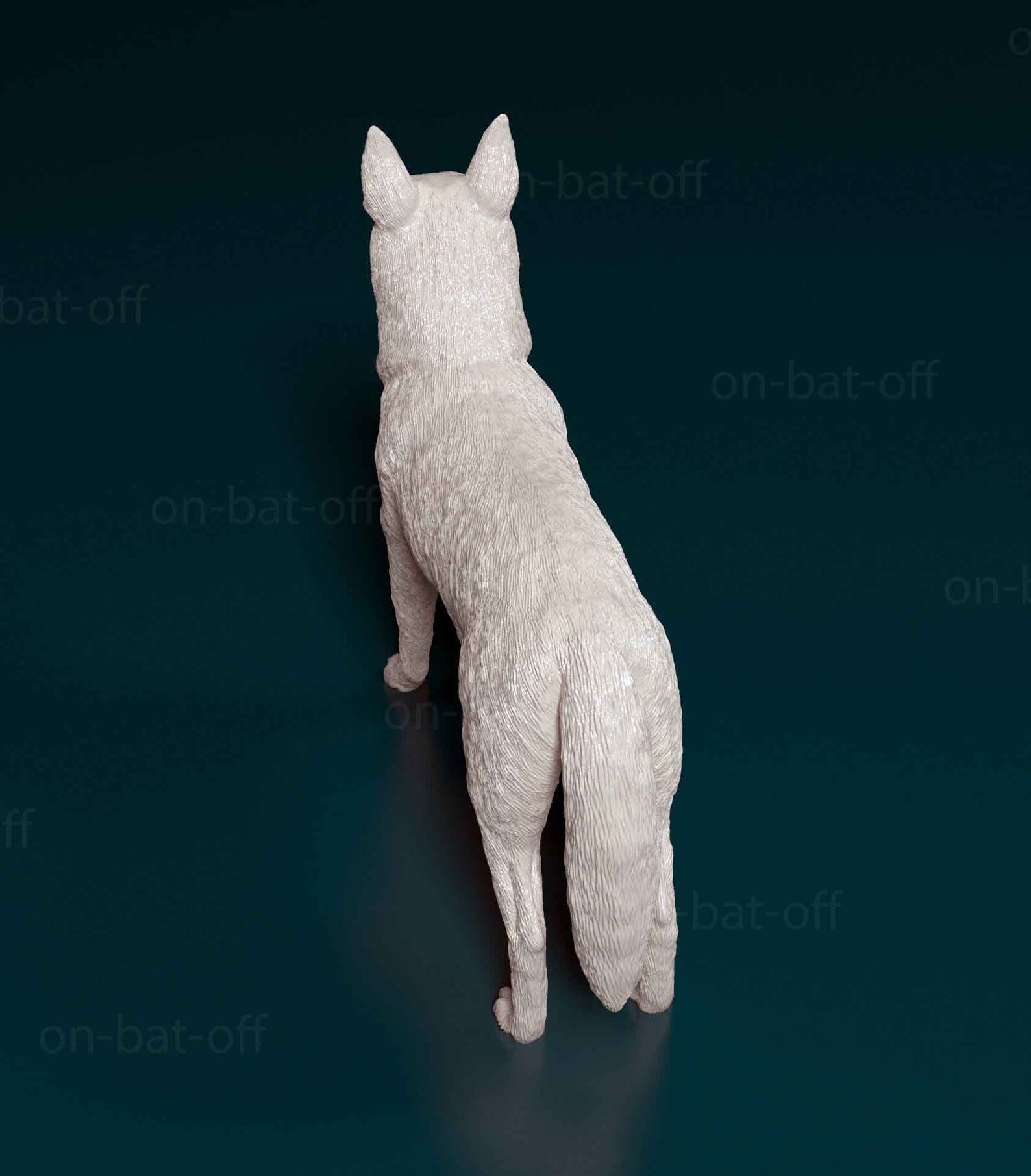 3D Printed Kelpie Dog Statue Etsy