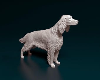 Irish Red Setter Figurine 3D Printed Dog Statue for Gift or Memorial Decor
