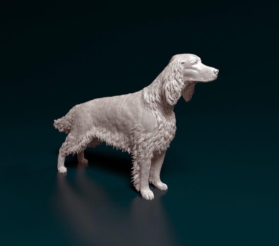 Irish Red Setter Figurine 3D Printed Dog Statue for Gift or Memorial Decor
