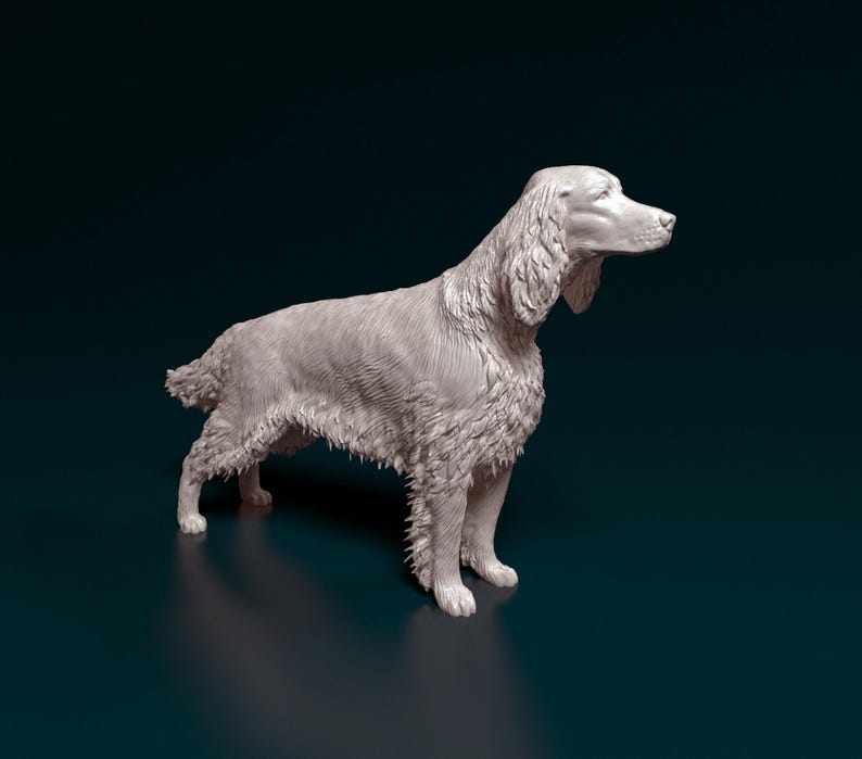 Irish Red Setter Figurine 3D Printed Dog Statue for Gift or Memorial Decor image 1