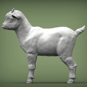 3D Printed Goatling Statue