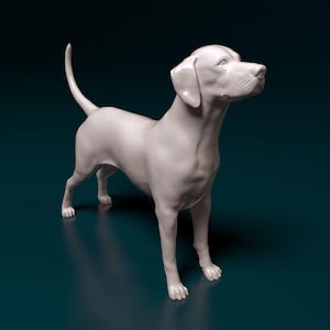 Dalmatian Dog Figurine 3D Printed Sculpture for Pet Memorial or Shelf Display