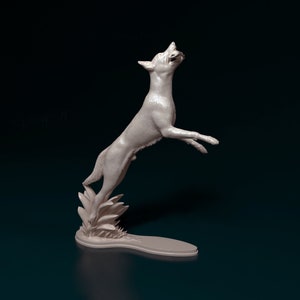 3D Printed Malinois Figurine - Realistic Dog Decor - Handcrafted Pet Replica - Unique Gift for Dog Lovers - Belgian Malinois Collectible