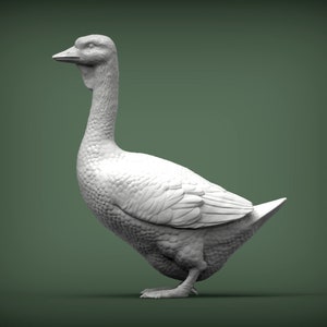 3D Printed Goose Statue