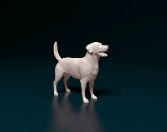 Labrador Retriever Figur | 3D gedruckte Labrador Statue | Hundeliebhaber Geschenk | Haustier-Memorial-Dekor | Kundenspezifische Welpen-Skulptur