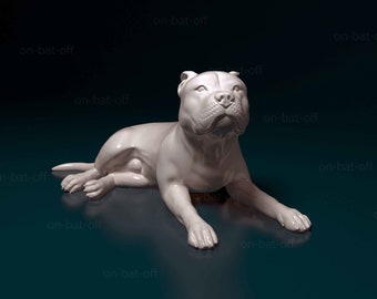 pitbull figurine