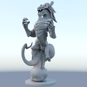 League of Legends Aurelion Sol Figurine 3D Printed Collectible for Your Gaming Haven Ready to Painting image 9