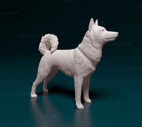 3D Printed Laika Dog Statue Etsy