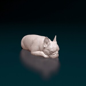 3D Printed French Bulldog – Cute Dog Figurine, Handmade Pet Sculpture, Home Decor Gift