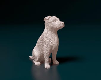 3D Printed Jack Russell Terrier – Dog Sculpture for Home Decor or Pet Memorial Gift