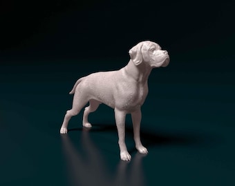 Portuguese Pointer 3D Printed Dog Figurine for Shelf Decor or Pet Tribute