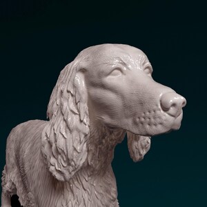 Irish Red Setter Figurine 3D Printed Dog Statue for Gift or Memorial Decor image 8