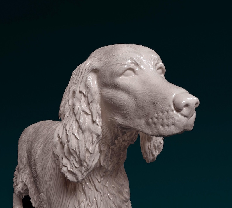 Irish Red Setter Figurine 3D Printed Dog Statue for Gift or Memorial Decor image 8