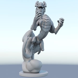 League of Legends Aurelion Sol Figurine 3D Printed Collectible for Your Gaming Haven Ready to Painting image 8
