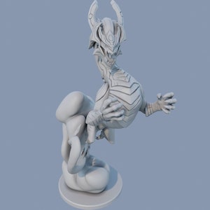 League of Legends Aurelion Sol Figurine 3D Printed Collectible for Your Gaming Haven Ready to Painting image 3