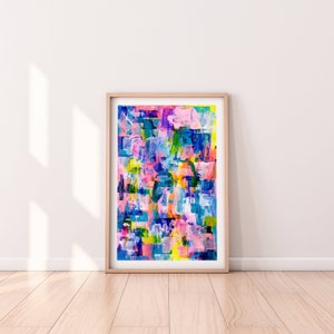 Summer In The City | Abstract Giclée Wall Art | A1 A2 A3 A4 Print