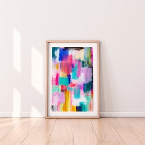 Down At The Disco | Abstract Giclée Wall Art | A1 A2 A3 A4 Print