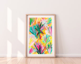 Pina Colada | Abstract Giclée Wall Art | A1 A2 A3 A4 Print