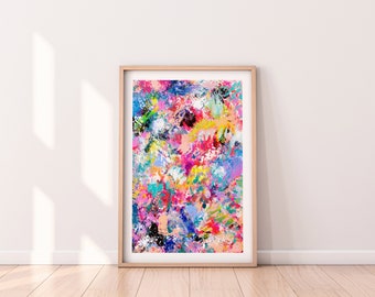 Lockdown Disco | Abstract Giclée Wall Art | A1 A2 A3 A4 Print