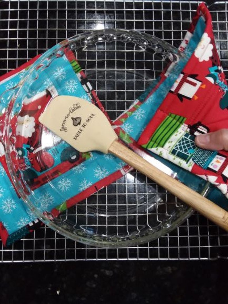 Hot Pads Oven Mitts Agarraderas Christmas Potholders Baking Potholders Cooking Kitchen Trivets Bakers Glove Oven Mitts