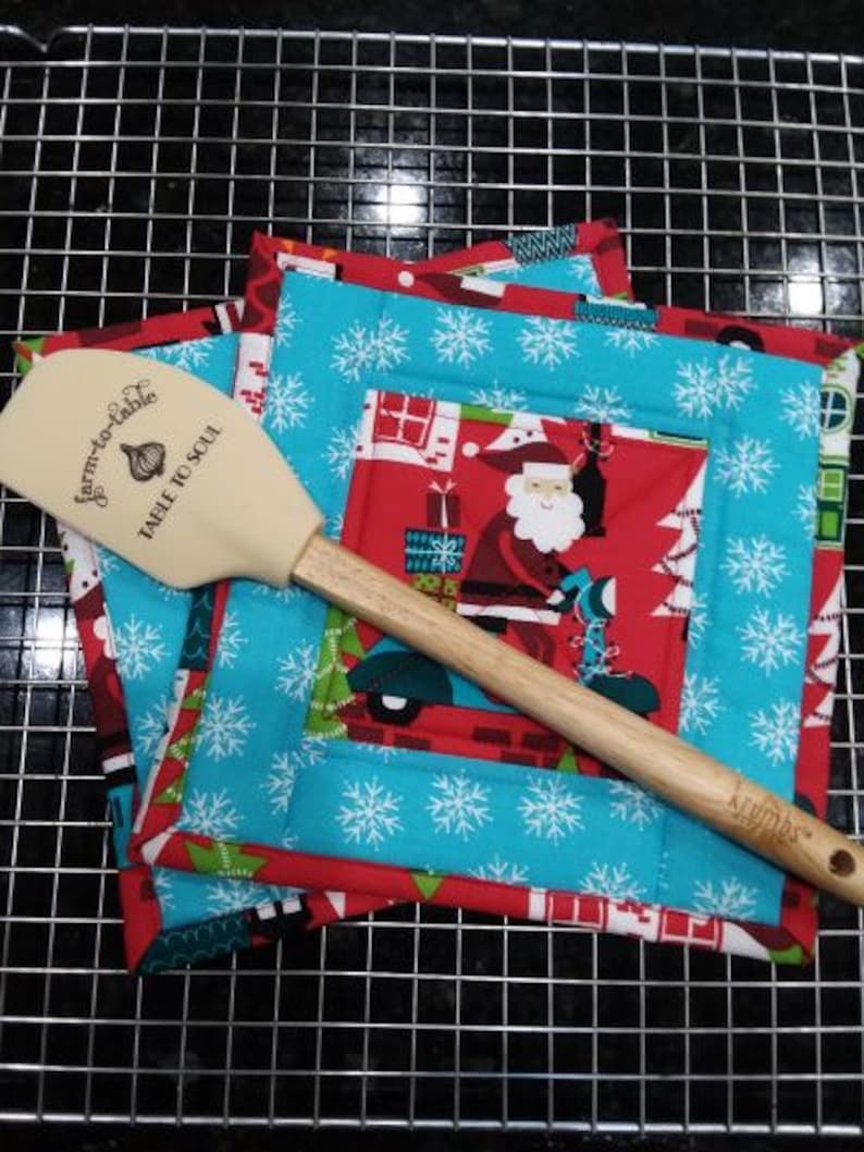 Hot Pads Oven Mitts Agarraderas Christmas Potholders Baking Potholders Cooking Kitchen Trivets Bakers Glove Oven Mitts