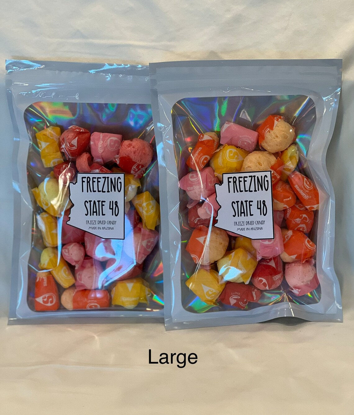 Starburst Puff, Freeze Dried Starburst, Freeze Dried Candy, Astronaut