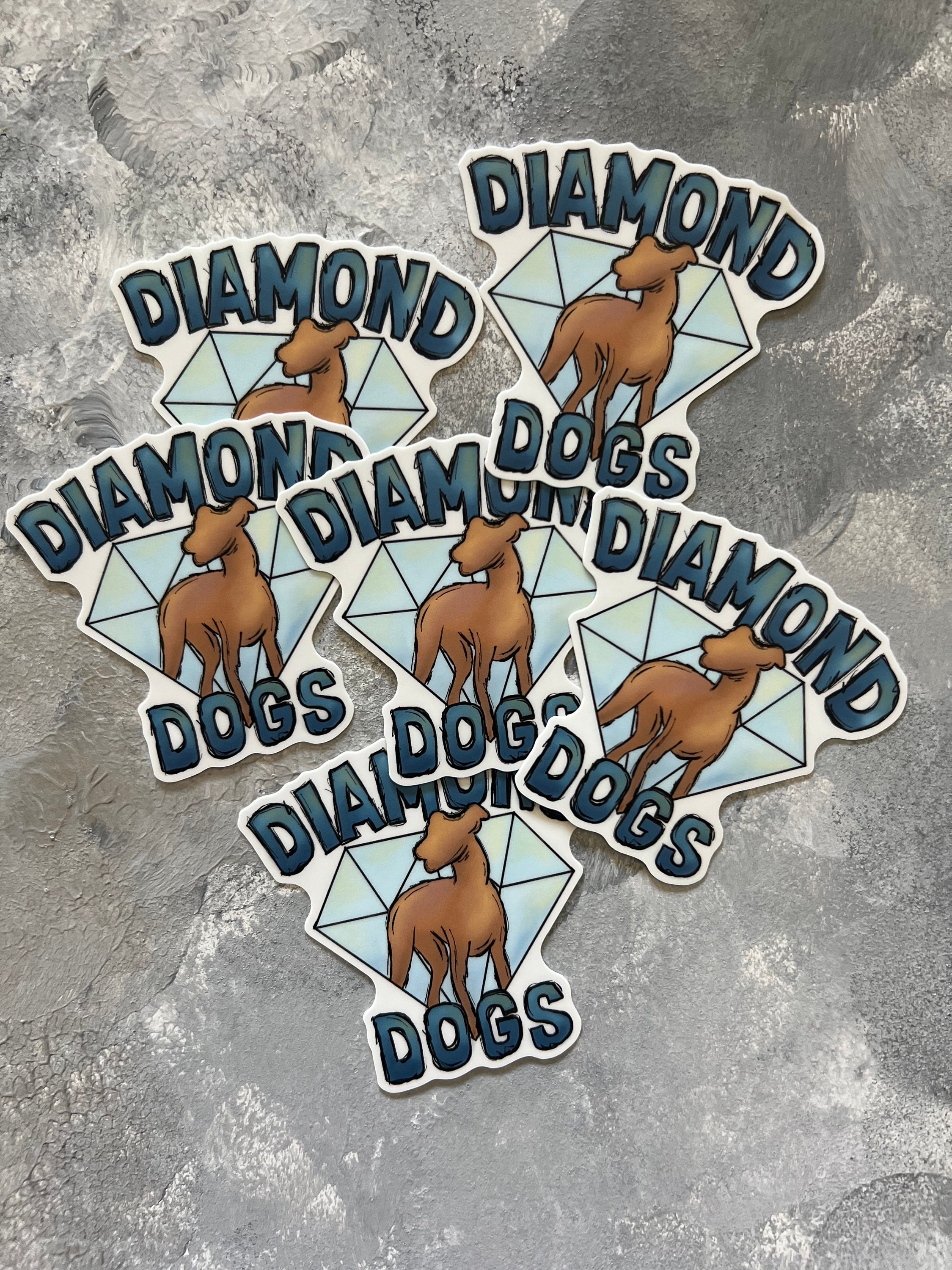 Diamond Dogs Sticker - Etsy