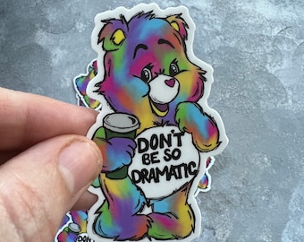 Dramatic Care Bear Sticker