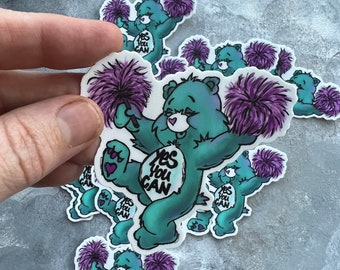 Yes You Can Care Bear Sticker