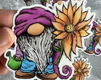 Spring Gnome Sticker