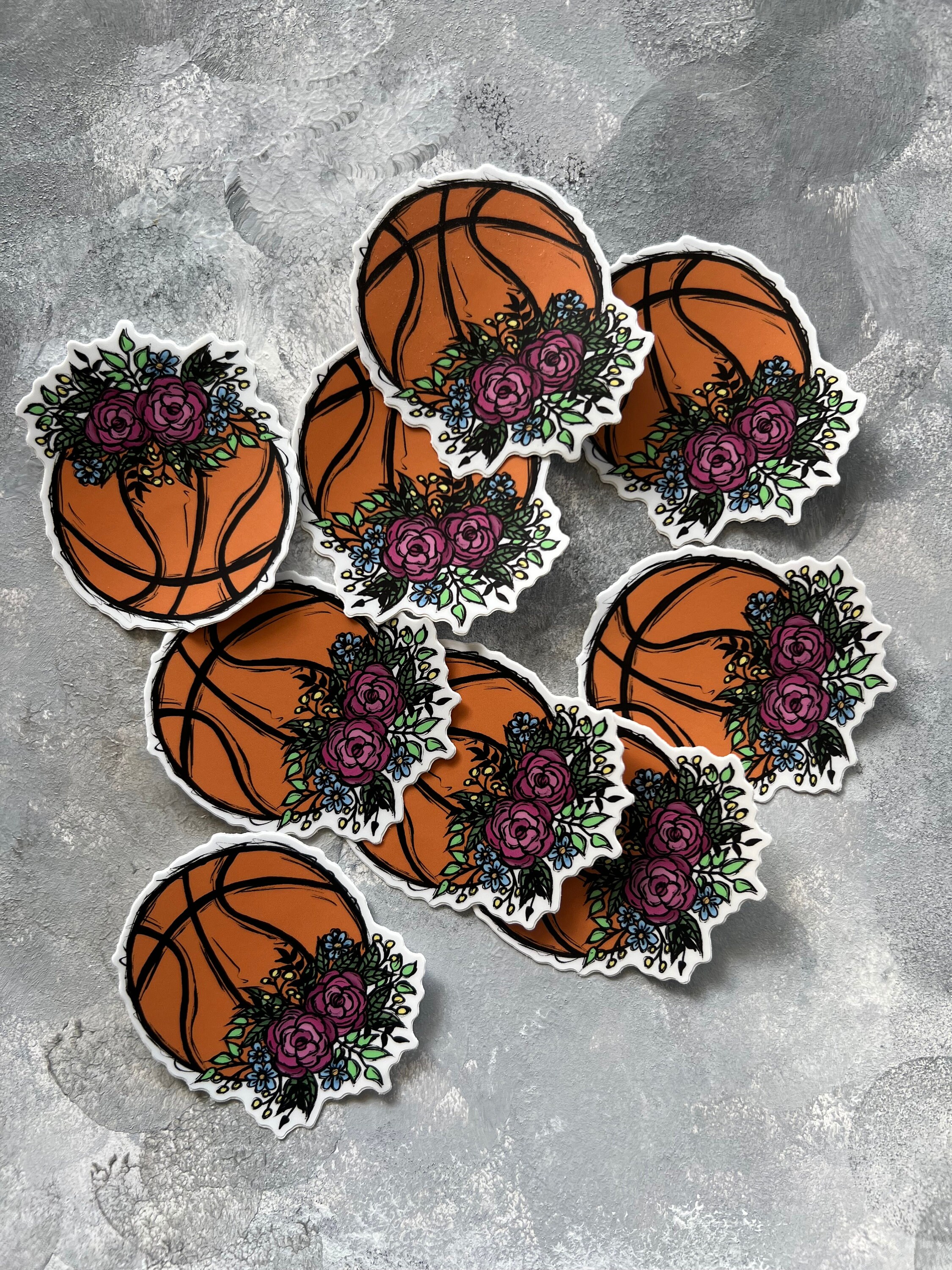 Basketball Sticker - Etsy