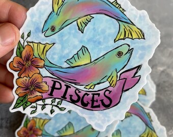 Pisces Sticker (Medium)