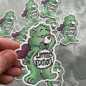 Limited Edition Care Bear Sticker