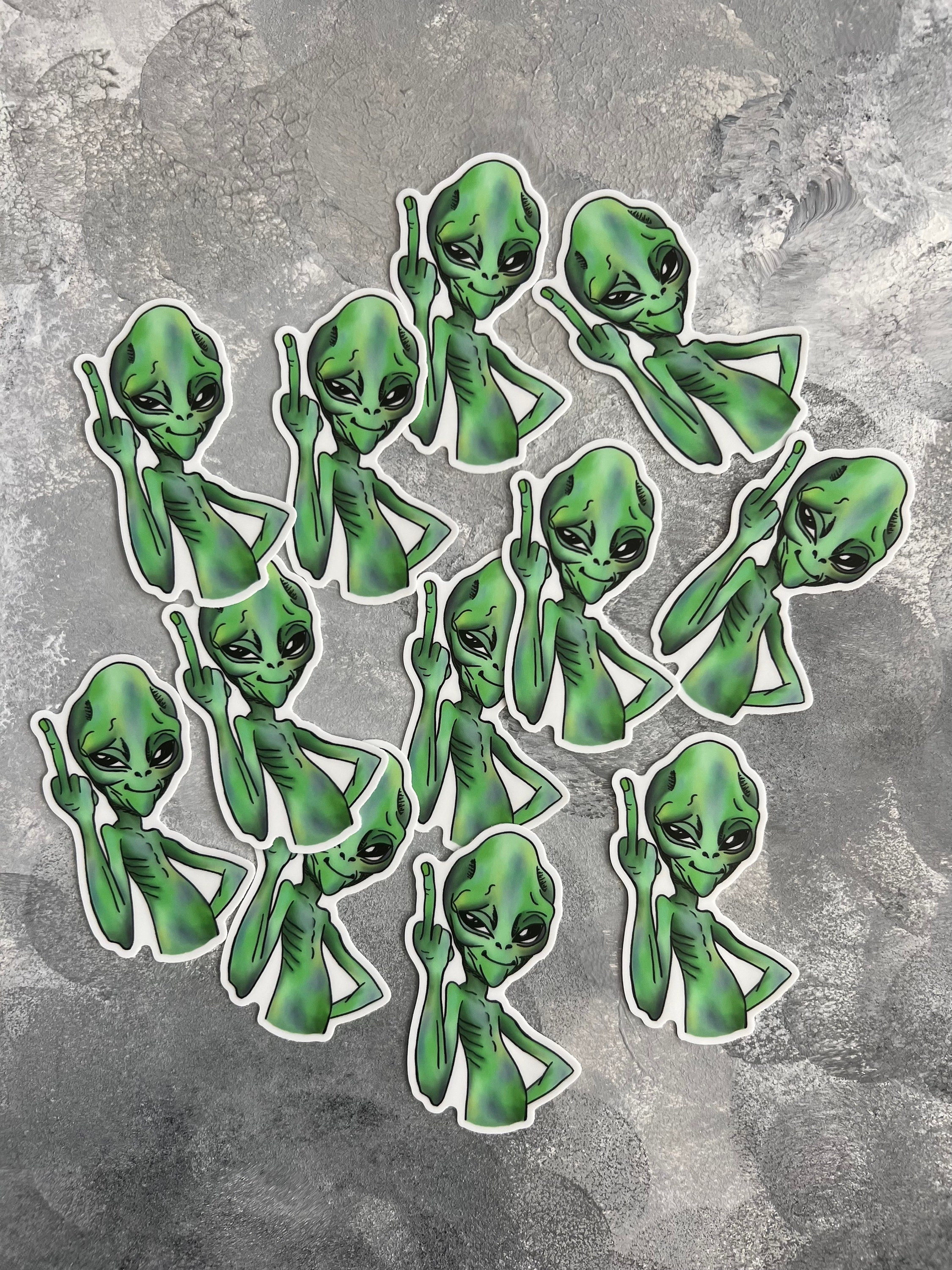 Alien Sticker - Etsy