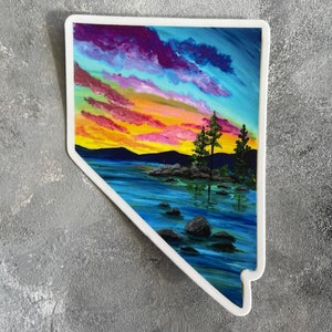 Sticker moyen Sand Harbor Nevada