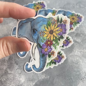 Hermoso elefante Pegatina