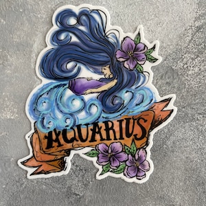 Acuario Pegatina