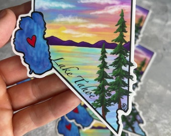 Lake Tahoe Nevada (medium) sticker